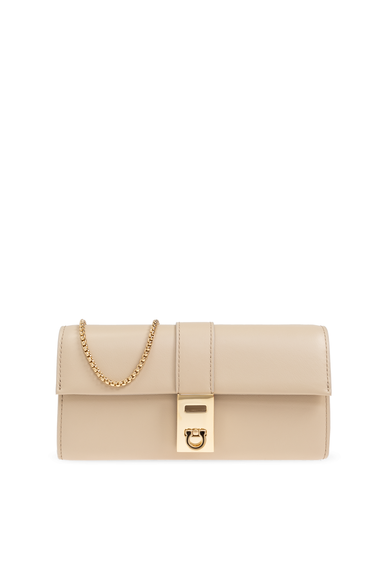 FERRAGAMO Leather wallet on a chain | Women's | Vitkac